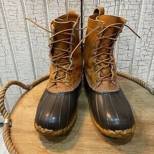 Vintage L.L.Bean Men's Maine Hunting Shoes, 10" in the brown/brown Men's 11